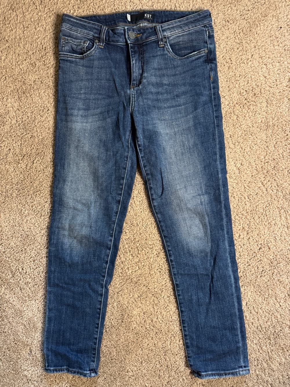 Kut from the Kloth Women's Dark Blue Skinny Jeans